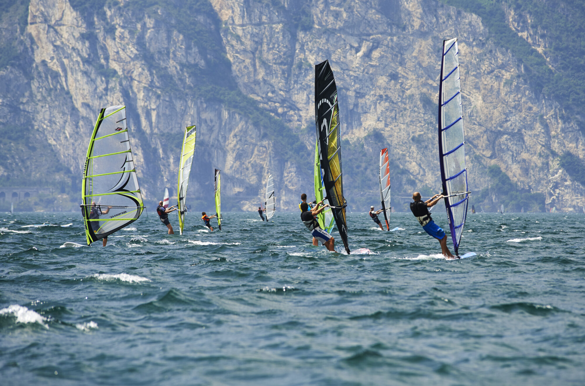 Capture the adrenaline of exciting water sports on the shores of Lake Garda